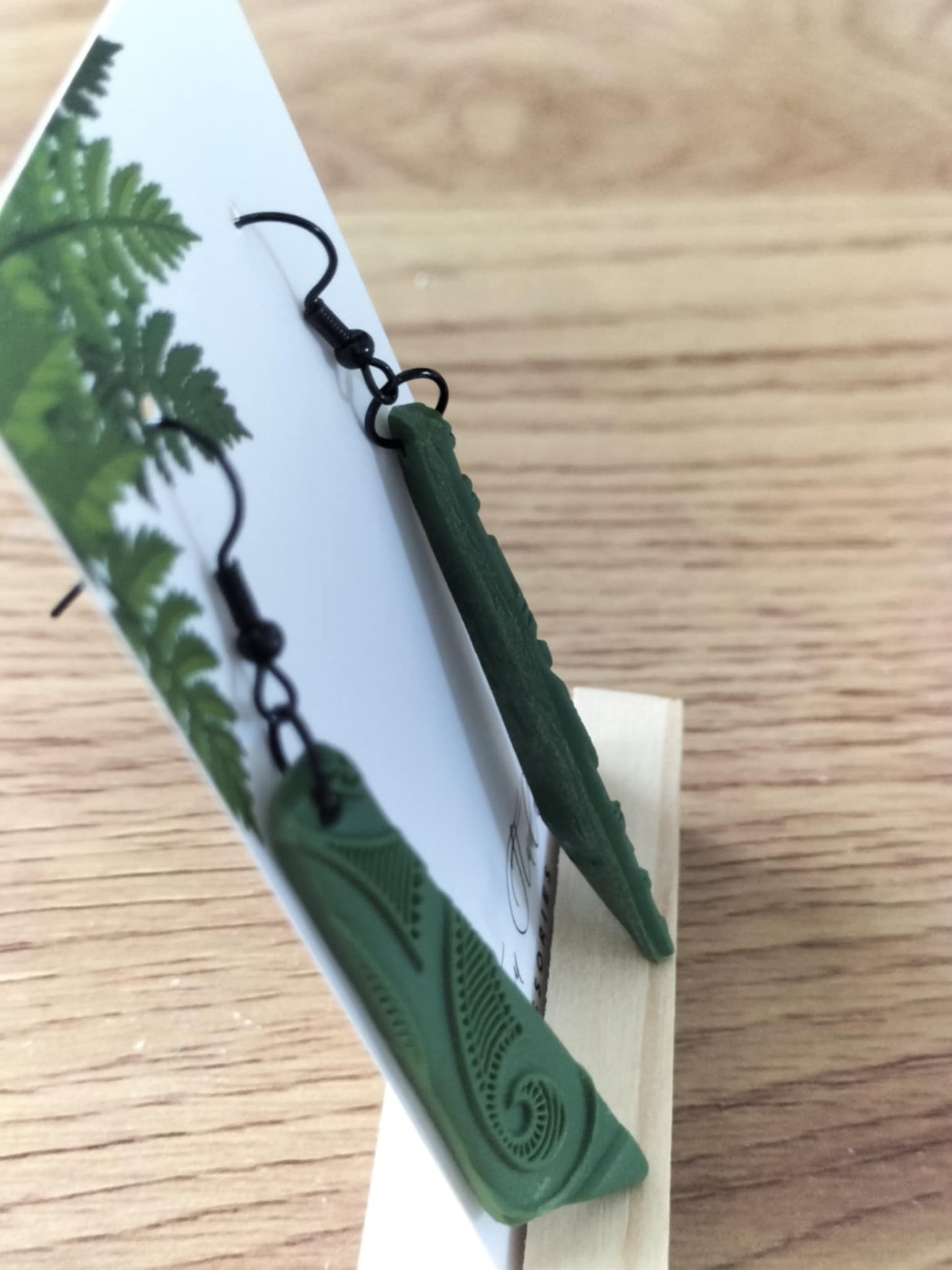 Kākāriki Toru Earrings.
