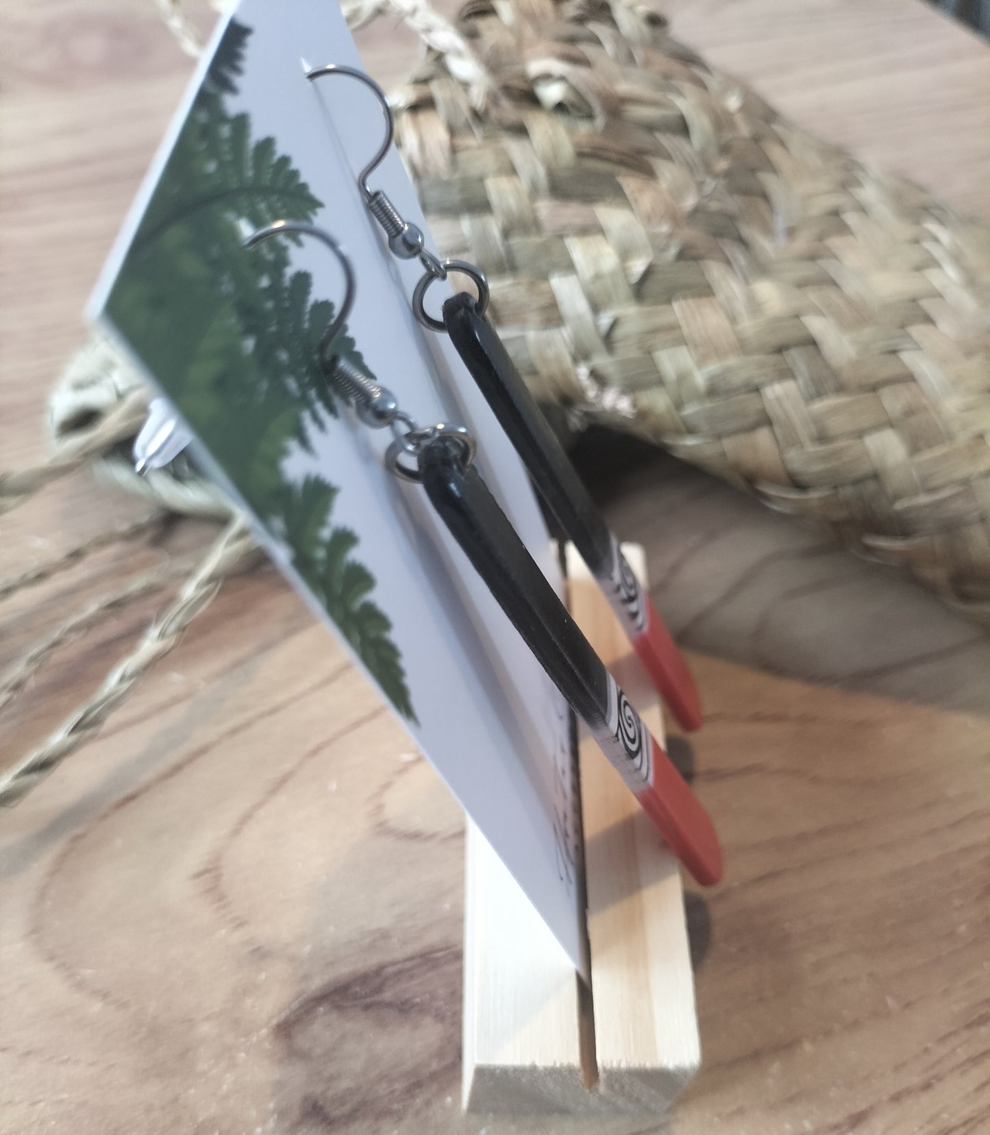 Black, White, Red Spiral.