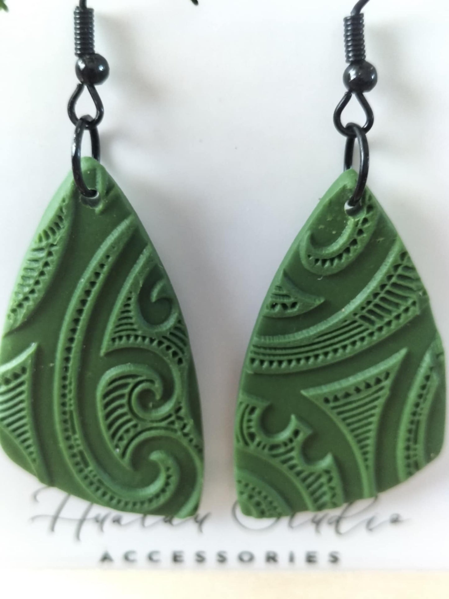 Kākāriki Rua Earrings.