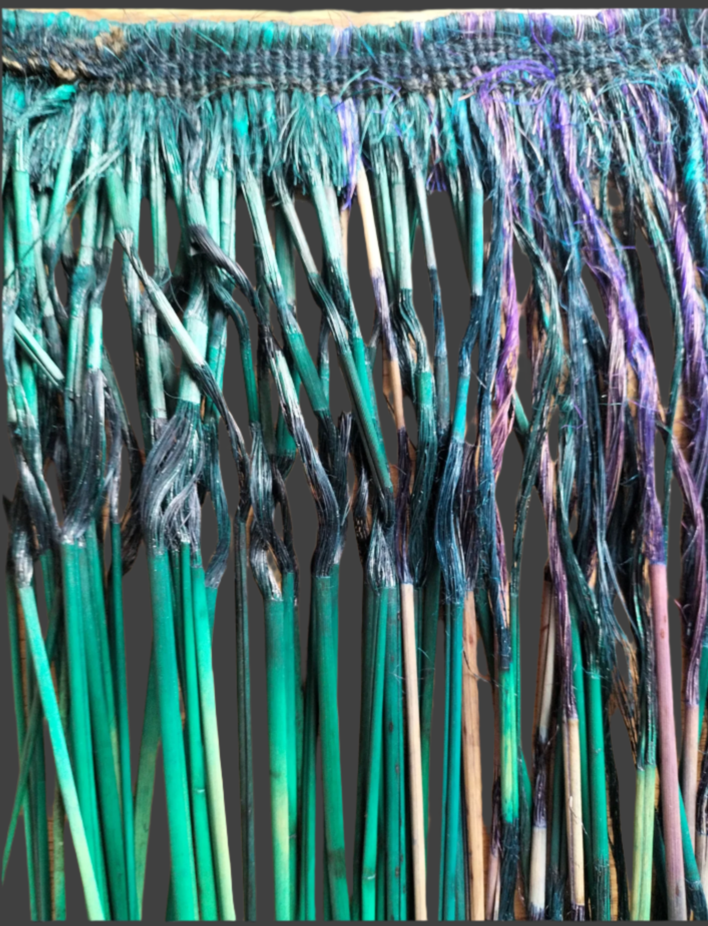 HARAKEKE WALL HANGING.