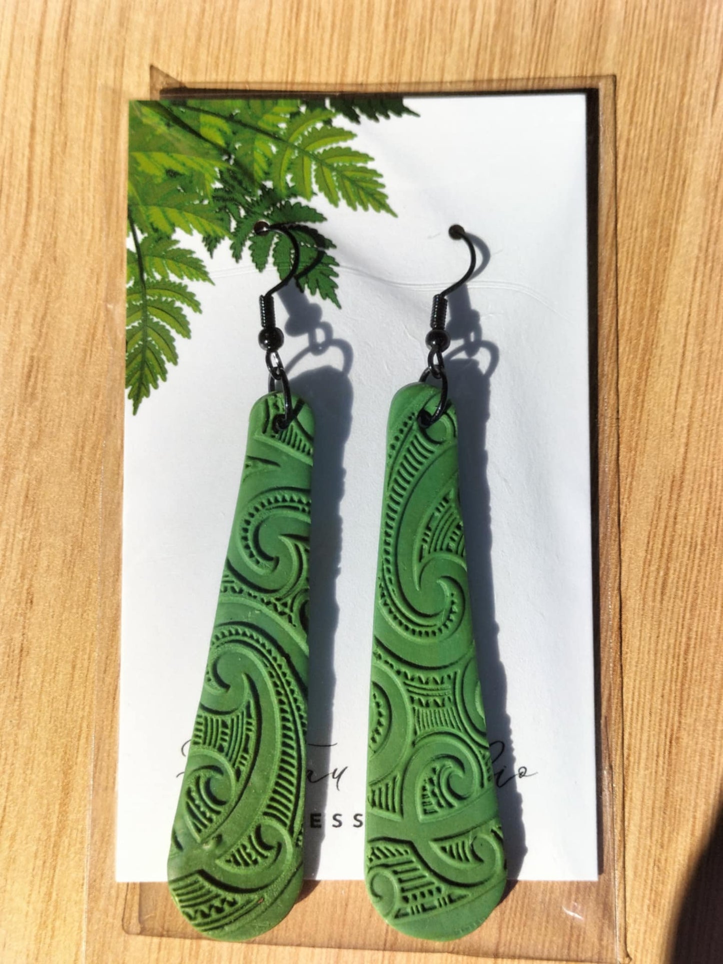 Kākāriki Ono Earrings.