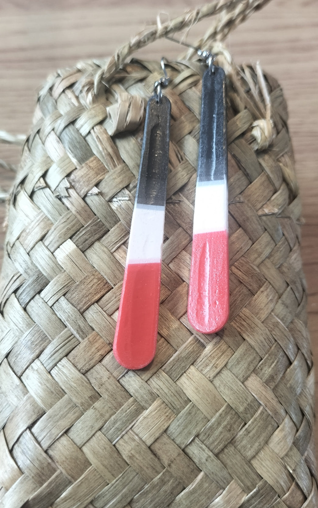 Black, White, Red Spiral.